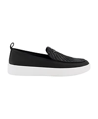Karl Lagerfeld Paris Men's Woven Slip On Loafers