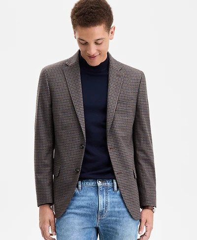 Tommy Hilfiger Men's Modern-Fit Check Sport Coat