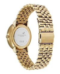 Olivia Burton Women's Sunflower Gold Tone Stainless Steel Bracelet Watch, 35mm