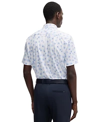 Boss by Hugo Men's Cotton-Blend Slim-Fit Dress Shirt