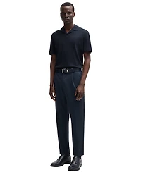 Boss by Hugo Men's Cotton Linen Regular-Fit Polo Shirt