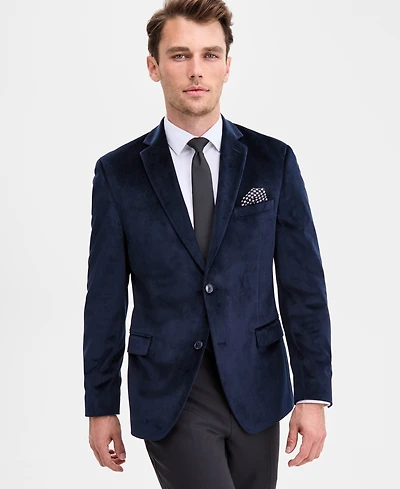Bar Iii Men's Slim-Fit Velvet Sport Coat, Exclusively at Macy's
