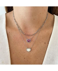 Adornia Fine Birthstone Necklace .925 sterling silver