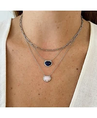 Adornia Fine Birthstone Necklace .925 sterling silver