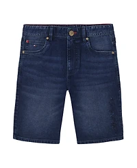 Tommy Hilfiger Toddler and Little Boys Script Logo Denim Shorts