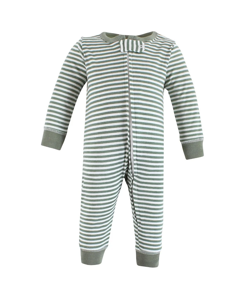 Hudson Baby Boys Unisex Cotton Versatile All-Day Jumpsuit