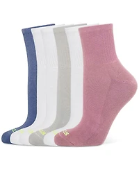 Hue Women's Mini Crew 6 Pack Socks U10227
