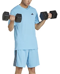 adidas Men's Train Essentials Classic-Fit Aeroready 3-Stripes 10" Training Shorts