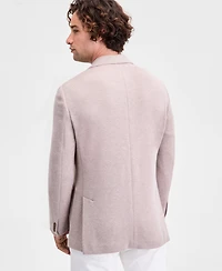 Michael Kors Men's Classic-Fit Stretch Oatmeal Knit Sport Coat