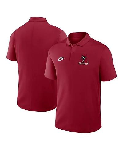 Nike Men's Crimson Alabama Tide Primetime Victory Legacy Vault Logo Performance Polo Shirt