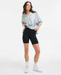 Nike Women's One High-Waisted Side-Pocket 8" Bike Shorts