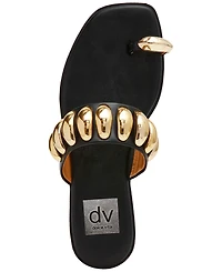 Dv Dolce Vita Women's Moon Embellished Thong Slide Flat Sandals
