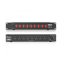 Pyle 15 Amp Power Supply Control Unit – Rack Mountable with 9 Outlets (1800VA)