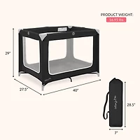 Dream On Me Zoom Portable Playard, Green