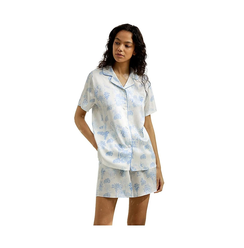 Lilysilk Women's La Terra Short Silk Pajama Set