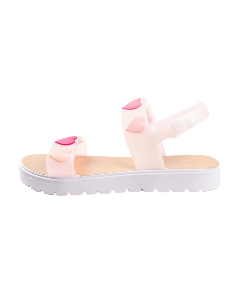 Bebe Little Girls Trendy and Comfortable with Charms Sandals