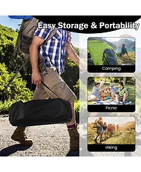 Aluminum Camping Table for 4-6 People with Carry Bag