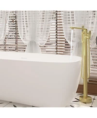 Freestanding Floor Mounted Bathtub Faucet - Anti-Scald, Durable, and Versatile