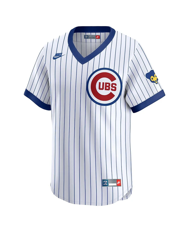 Nike Men's Ryne Sandberg White Chicago Cubs Throwback Cooperstown Collection Limited Jersey