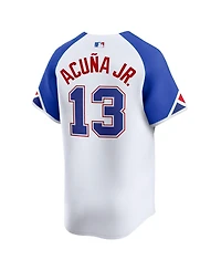 Nike Men's Ronald Acuna Jr. White Atlanta Braves City Connect Limited Player Jersey
