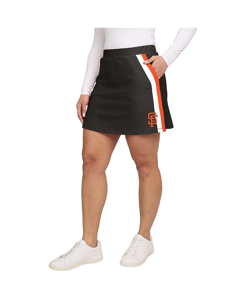 Wear by Erin Andrews Women's Black San Francisco Giants Stripes Skirt