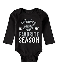 Wear by Erin Andrews Baby Boys and Girls 3-Piece Los Angeles Kings Turn Me Around Bodysuits Pants Set