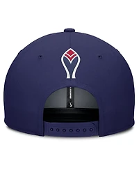 Nike Men's Gray/Royal Atlanta Braves Pro Performance Snapback Hat