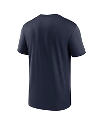 Nike Men's Navy West Virginia Mountaineers On-Court Basketball Legend Practice Performance T-Shirt