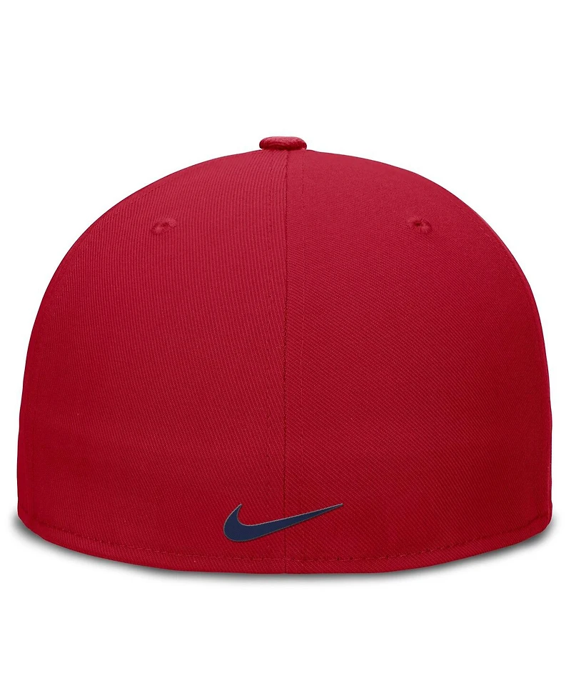 Nike Men's Red Chicago Cubs True Performance Fitted Hat