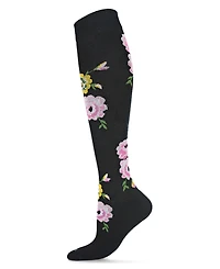 MeMoi Women's Bloom 8-15mmHg Graduated Compression Socks MFY06342