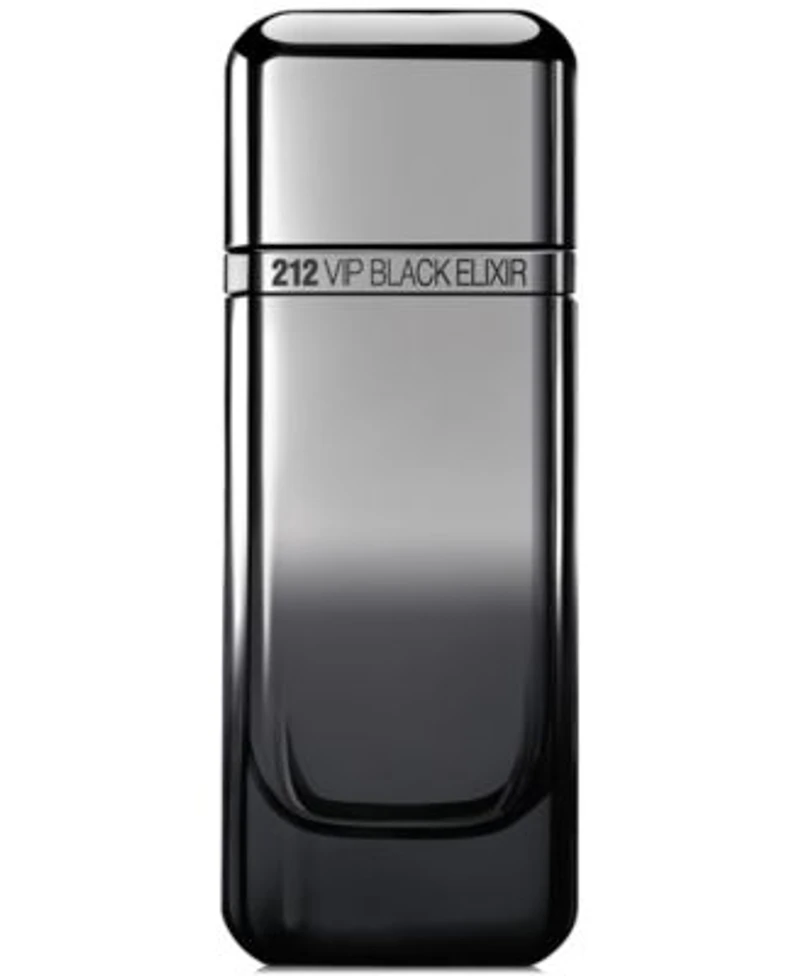 Carolina Herrera Mens 212 Vip Black Elixir Eau De Parfum Fragrance Collection