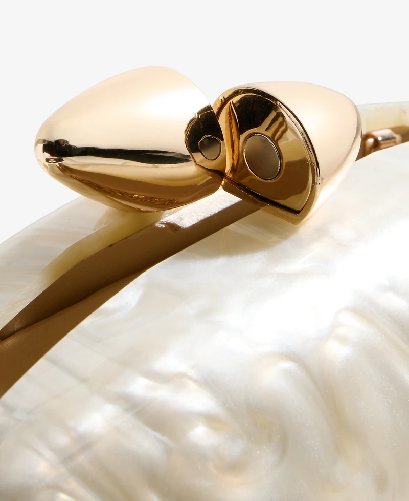 I.n.c. International Concepts Acrylic Shell Clutch
