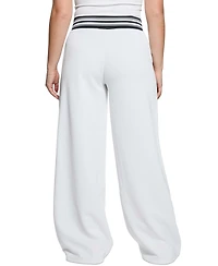 Guess Women's Seam-Front Wide-Leg Pants