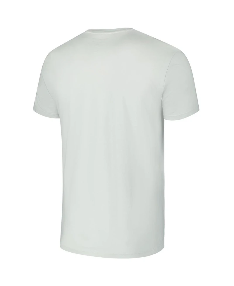 Sportiqe Men's and Women's White Rolling Stones x Golden State Warriors Bingham Collab T-Shirt