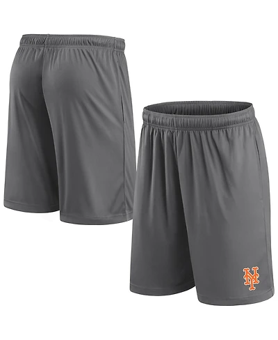 Fanatics Men's Gray New York Mets Primary Logo Shorts