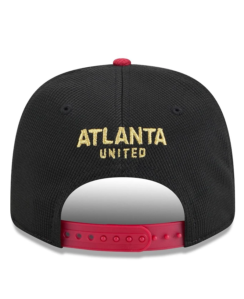 New Era Men's Black/Red Atlanta United Fc 2025 Jersey Hook 9SEVENTY Stretch-Snap Hat