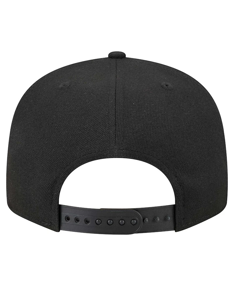 New Era Men's Black Boston Celtics Logo 18x Champs 9FIFTY Snapback Hat