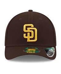 New Era Men's Brown San Diego Padres Player Replica 9FORTY Adjustable Hat