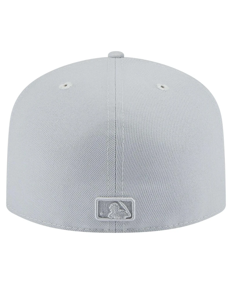 New Era Men's Gray Los Angeles Dodgers Colorpack 59FIFTY Fitted Hat