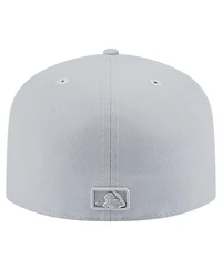 New Era Men's Gray Los Angeles Dodgers Colorpack 59FIFTY Fitted Hat