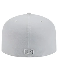 New Era Men's Gray York Yankees Colorpack 59FIFTY Fitted Hat