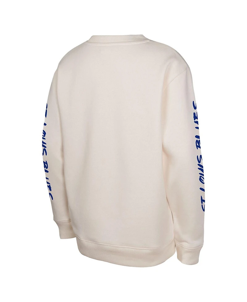 Outerstuff Big Boys and Girls Cream St. Louis Blues Star Power Pullover Sweatshirt