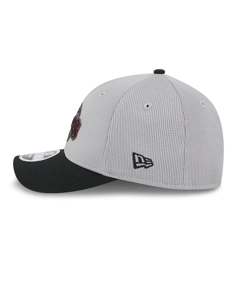 New Era Men's Gray/Black San Francisco Giants 2025 Batting Practice 9FORTY M-Crown Adjustable Hat