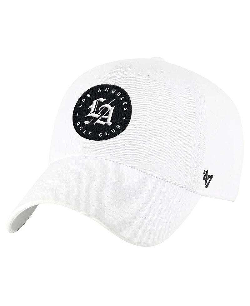 '47 Brand Men's White Tgl Los Angeles Golf Club Clean Up Adjustable Hat
