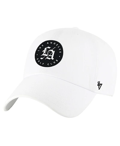 '47 Brand Men's White Tgl Los Angeles Golf Club Clean Up Adjustable Hat