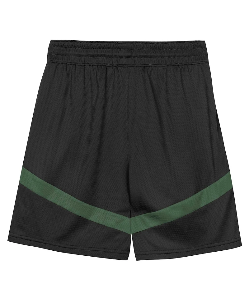 Nike Preschool Black Milwaukee Bucks Mesh Tank Top and Shorts Set
