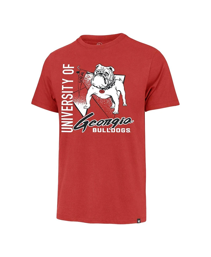 '47 Brand Men's Red Georgia Bulldogs Side Arm Franklin T-Shirt