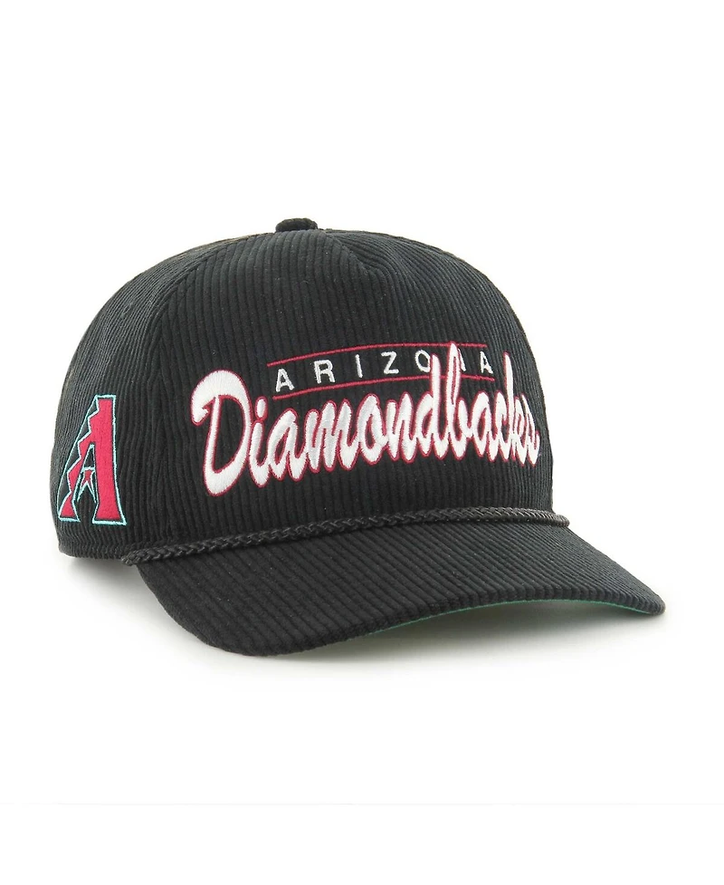 '47 Brand Men's Black Arizona Diamondbacks Corduroy Hitch Adjustable Hat