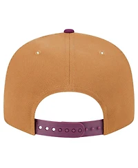 New Era Men's Brown/Purple Houston Astros Color Pack Two-Tone 9FIFTY Snapback Hat