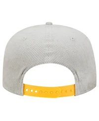 New Era Men's Gray Pittsburgh Pirates Corduroy Golfer Snapback Hat
